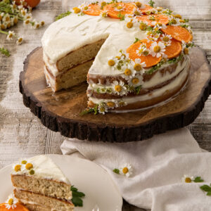 Tangerine Chamomile Cake